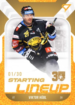 Viktor Hubl Litvinov Tipsport ELH 2022/23 SportZoo 2. serie Starting LINEUP 3rd PERIOD /30 #SL-89